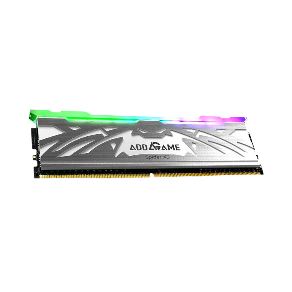Addlink 16GB DDR5 5600MT/s CL40 RGB Unbuffered DIMM 288pin with Heatsink (Silver) - Image 2