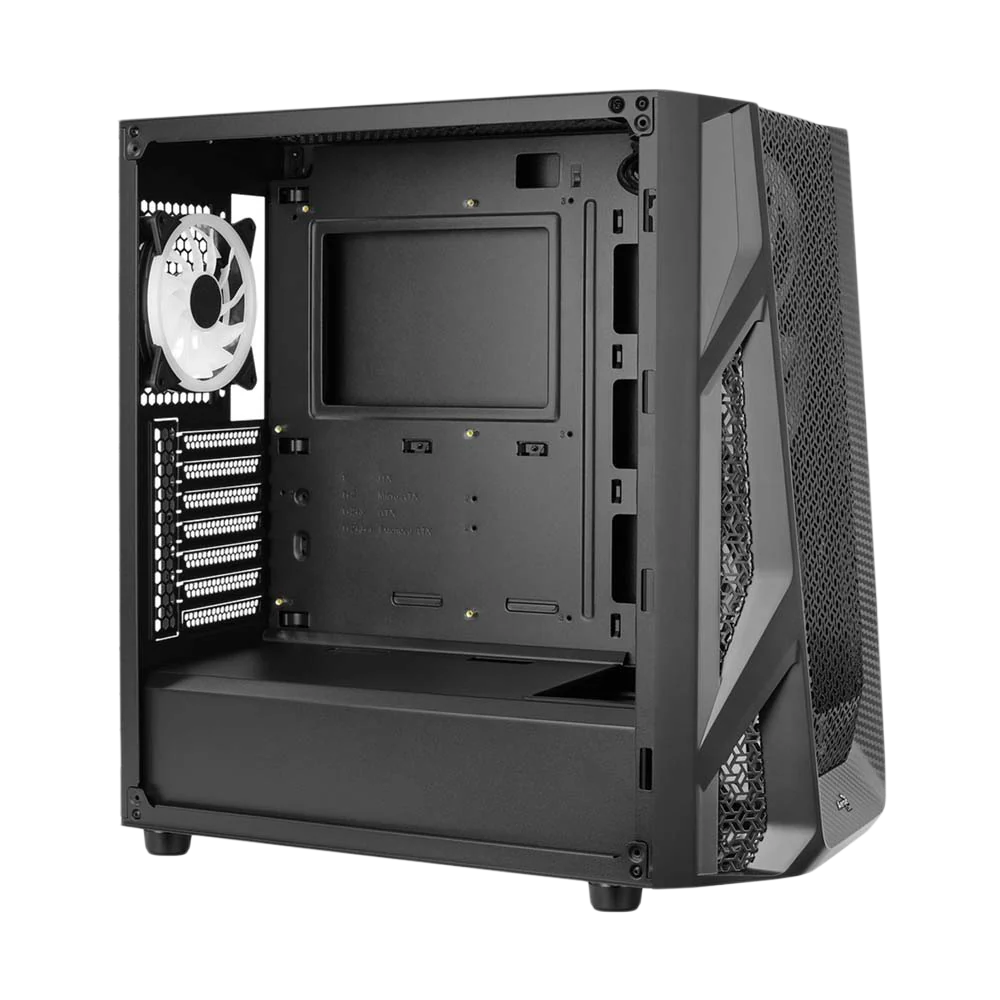 Aerocool AirHawk Duo ARGB Mid Tower Case – Black - Image 3
