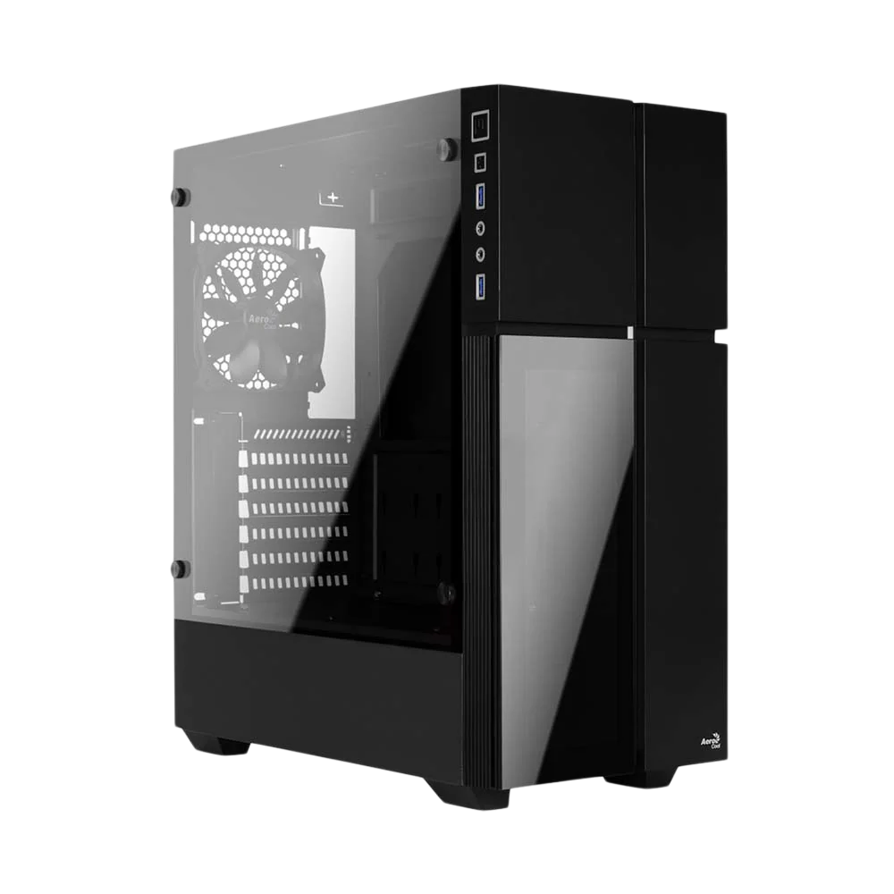 Aerocool Playa G-BK-V3 RGB Mid Tower Case - Black - Image 3