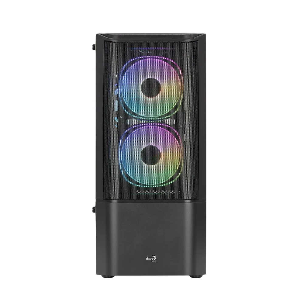 Aerocool Quantum Mesh V3 RGB Mid Tower Case - Black - Image 5