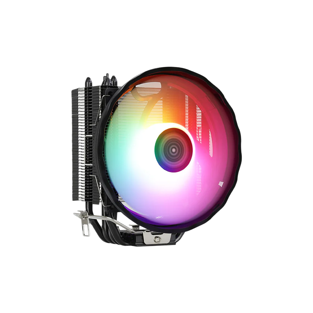 AEROCOOL RAVE 4 ARGB CPU Air Cooler - Black - Image 2