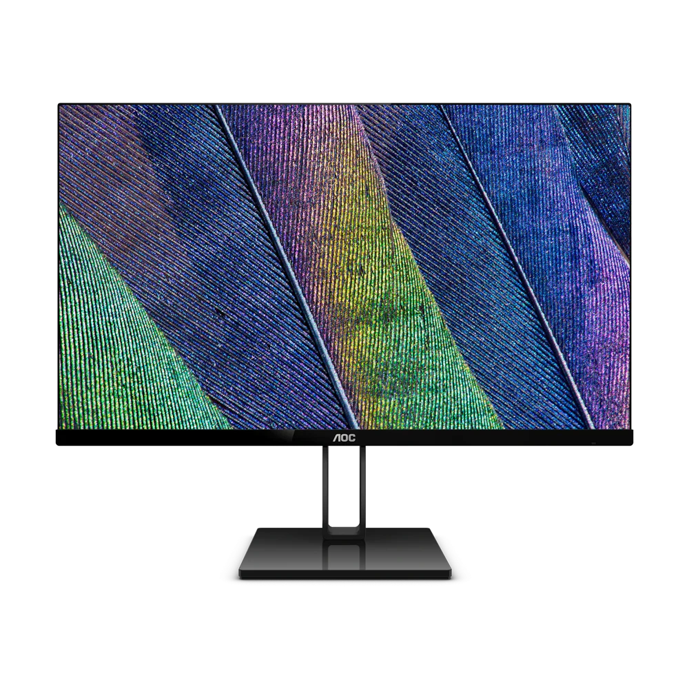AOC 27V2Q 27 Inch 75Hz FHD Monitor - Black - Image 7