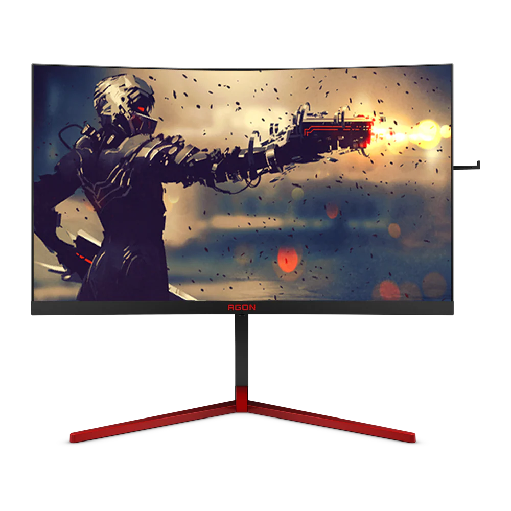 AOC AGON AG273QCG 27 Inch 165Hz QHD 1ms Curved Gaming Monitor - Black