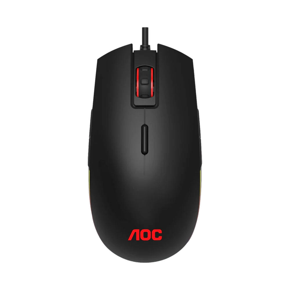 AOC GM500 RGB Wired Gaming Mouse - Black - Image 6