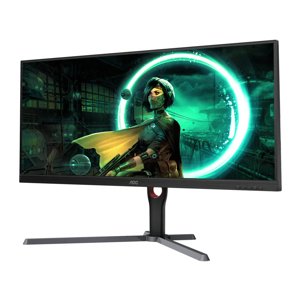 AOC U34G3XM 34 Inch 144Hz WQHD HDMI 2.0 1ms Gaming Monitor - Black - Image 4