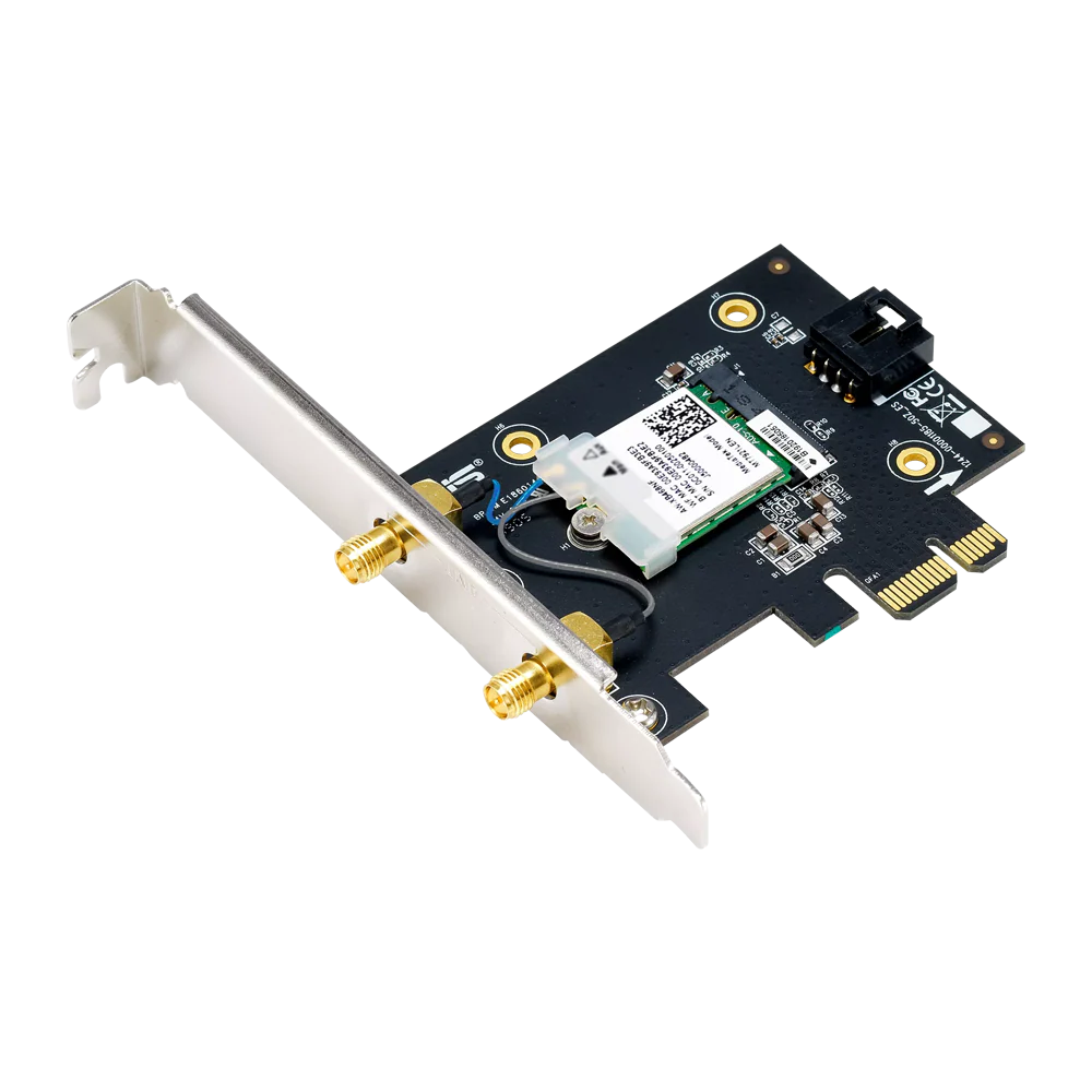 ASUS PCE-BE6500 WiFi 7 PCI-E Adapter With 2 External Antennas - Image 4