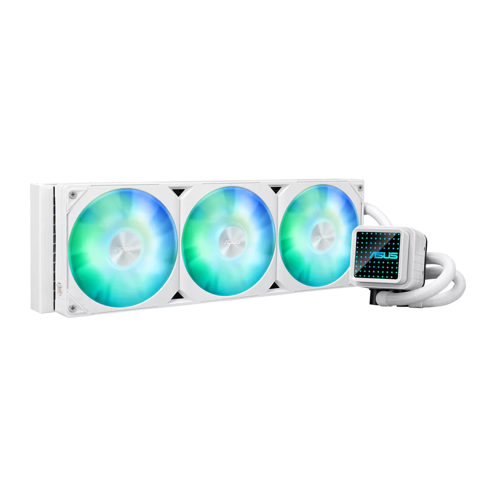 ASUS PRIME 360 ARGB AIO Liquid CPU Cooler - White - Image 2