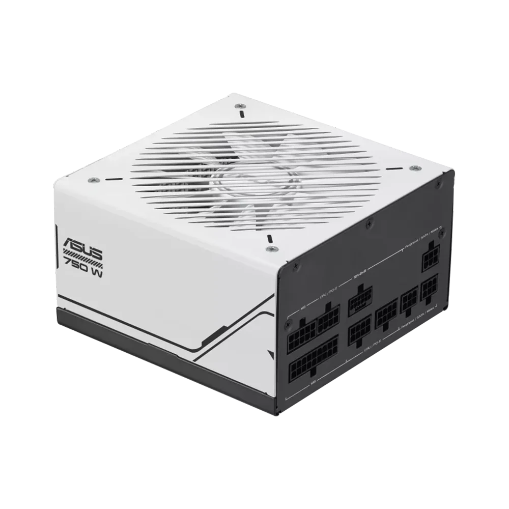 ASUS PRIME 750W 80 Plus Gold Fully Modular Power Supply - White - Image 9