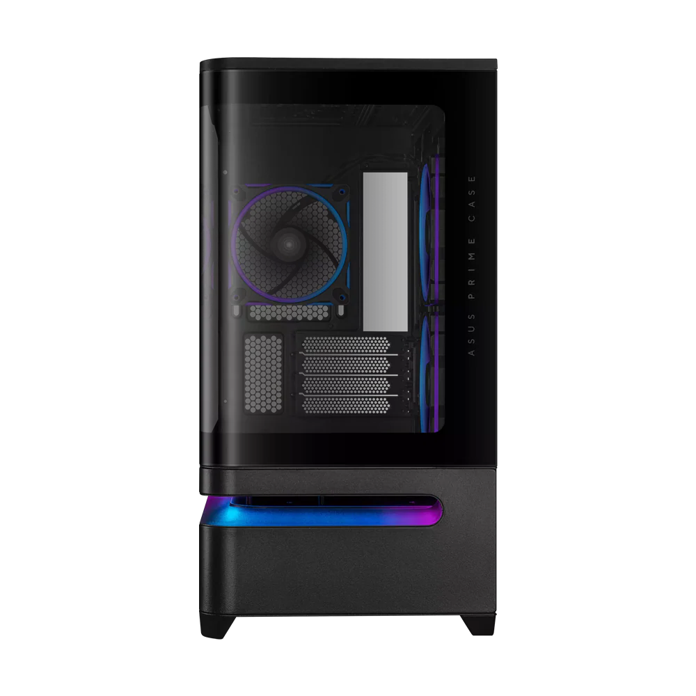 ASUS Prime AP202 ARGB mATX Case - Black - Image 4