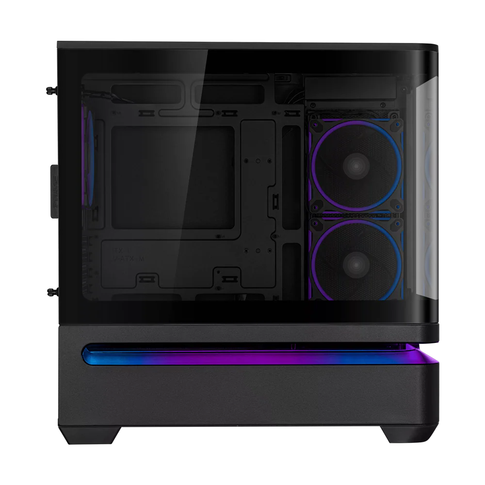 ASUS Prime AP202 ARGB mATX Case - Black - Image 7