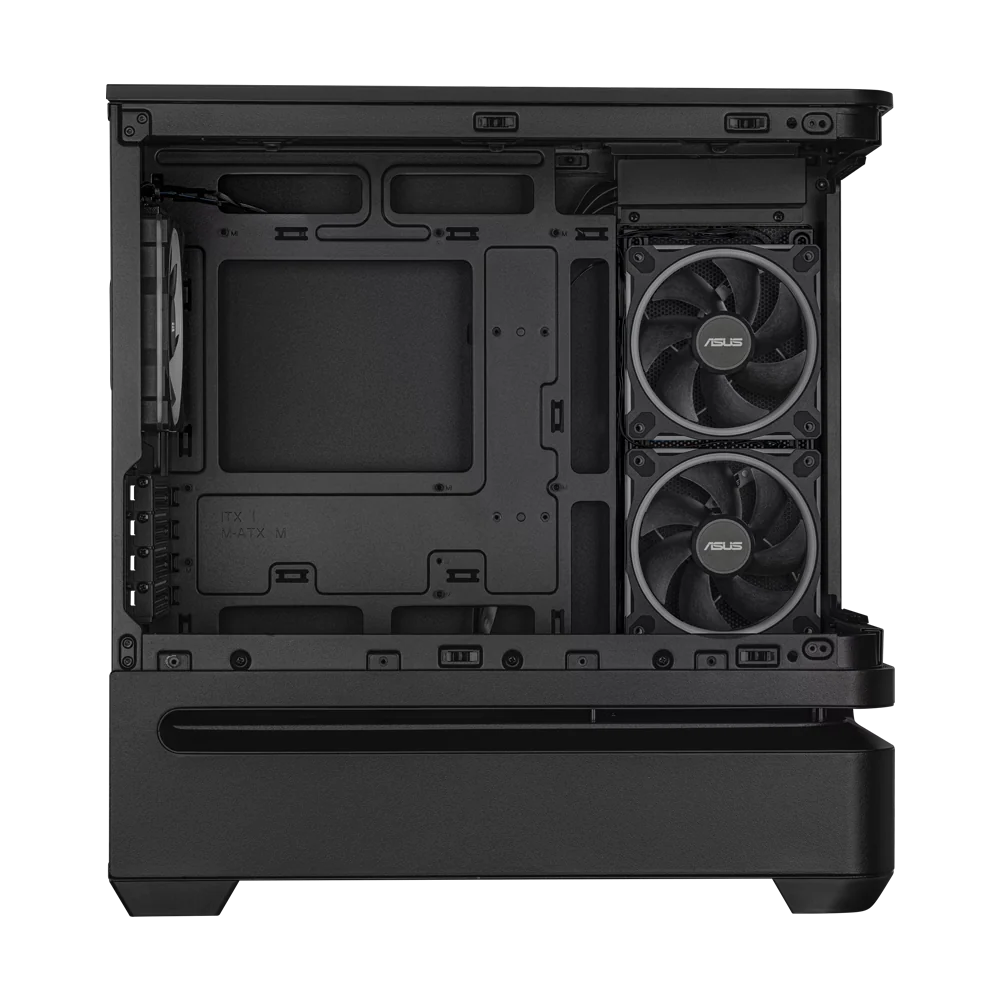 ASUS Prime AP202 ARGB mATX Case - Black - Image 8