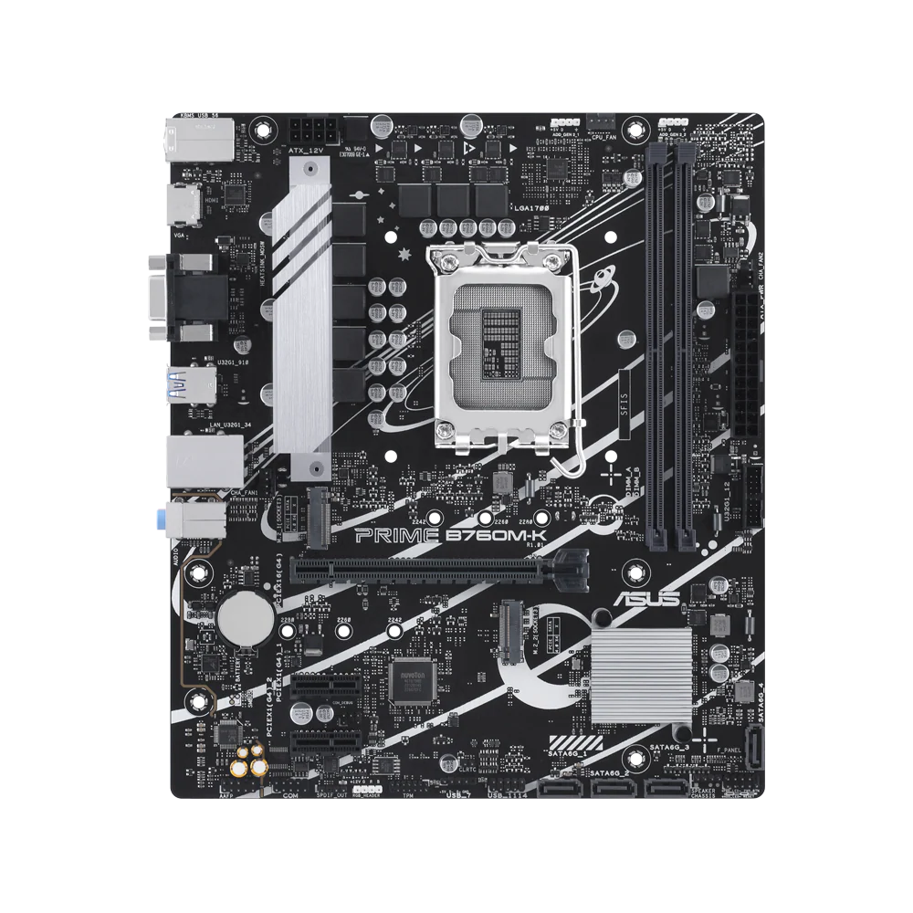 ASUS PRIME B760M-K DDR5 Motherboard - Black