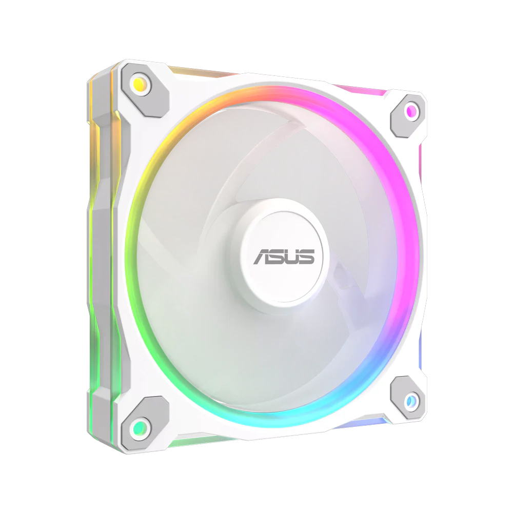 ASUS Prime MR120 ARGB Reverse Single Pack Fan - White