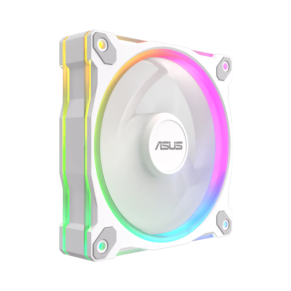 ASUS Prime MR120 ARGB Reverse Single Pack Fan - White - Image 5