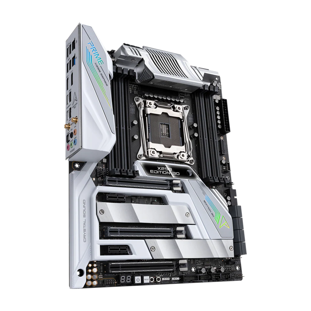 ASUS PRIME X299 Edition 30 DDR4 Motherboard - White - Image 3