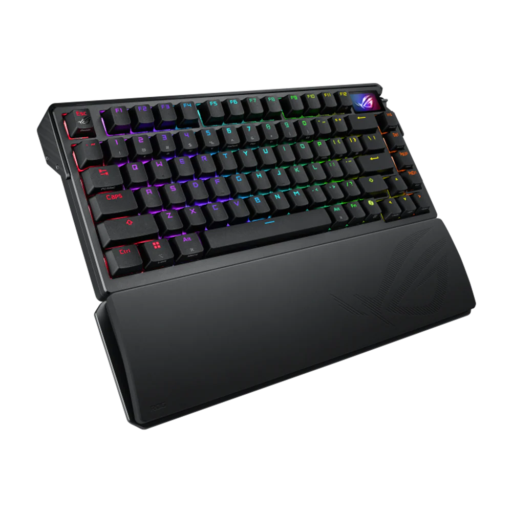 ASUS ROG AZOTH EXTREME 75% RGB Wireless Mechanical Gaming Keyboard Arabic - Black - Image 3
