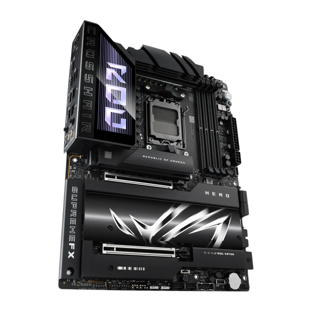 ASUS ROG CROSSHAIR X870E HERO AM5 DDR5 ATX Motherboard - Black - Image 2