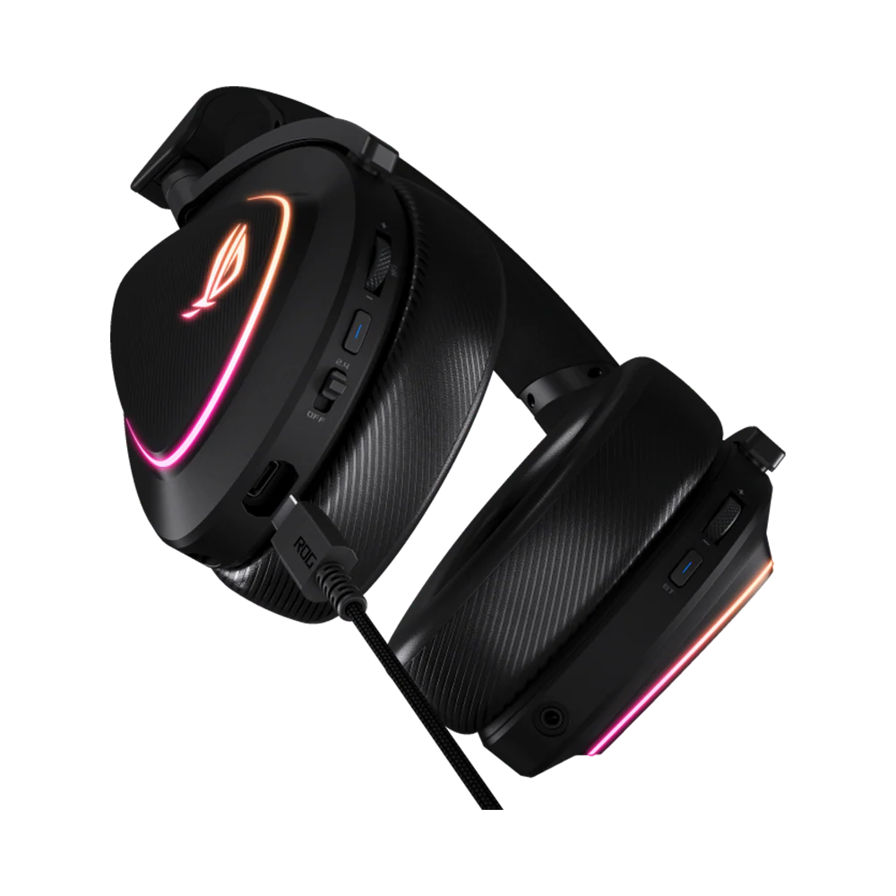 ASUS ROG DELTA II Wireless Gaming Headset - Black - Image 5