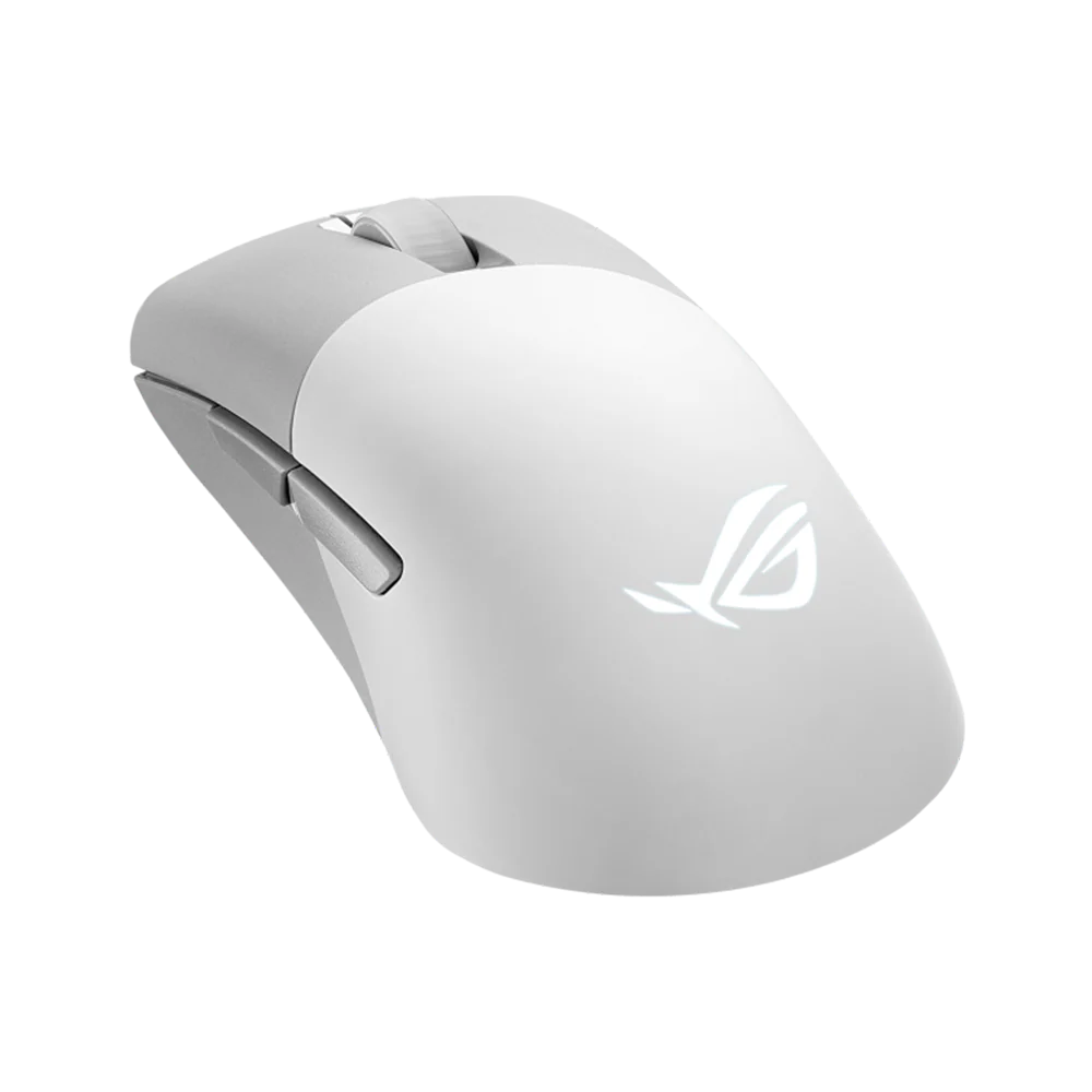 ASUS ROG KERIS RGB Wireless Aimpoint Gaming Mouse - White - Image 4