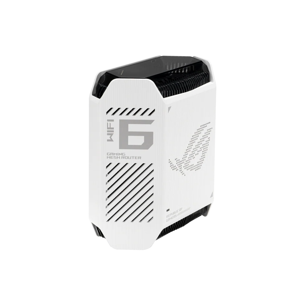 ASUS ROG Rapture GT6 Whole Home Mesh Wi-Fi 6 1-Pack System - Moonlight White - Image 4