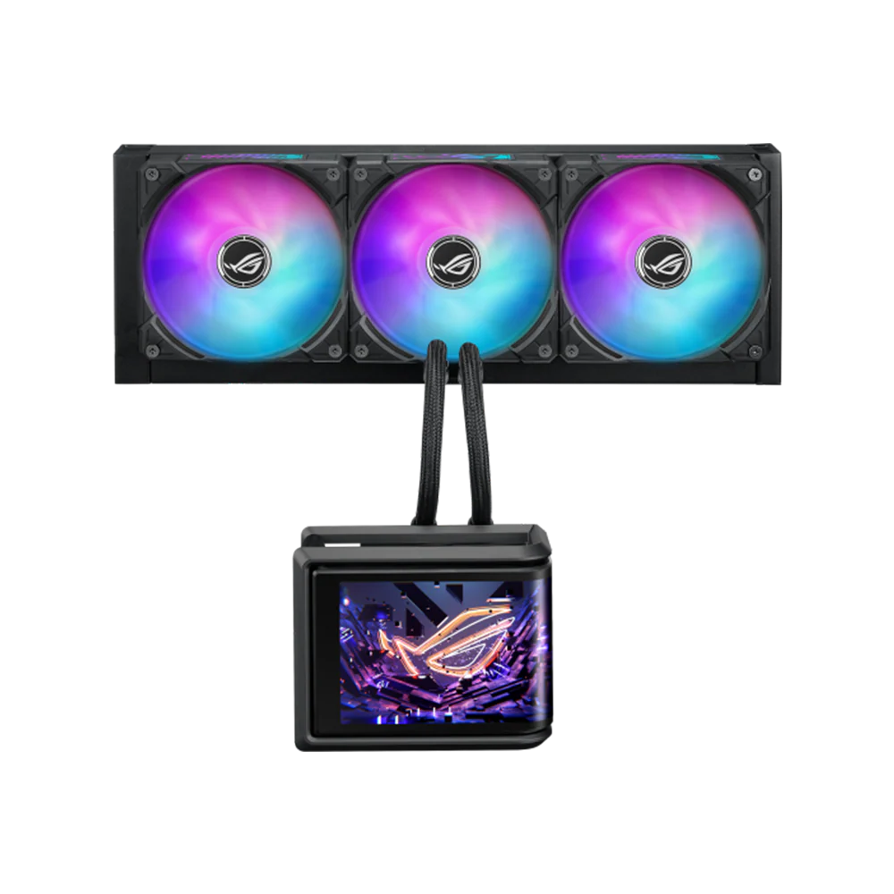 ASUS ROG RYUO IV SLC 360 ARGB AIO CPU Liquid Cooler - Black - Image 2