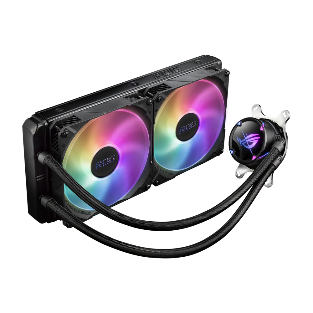 ASUS ROG STRIX II 280 ARGB AIO CPU Liquid Cooler - Black - Image 3