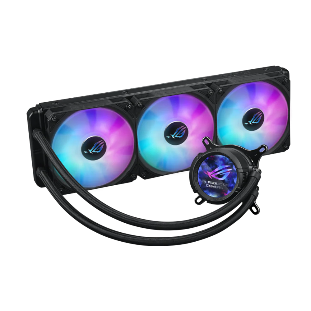 ASUS ROG STRIX LC III 360 ARGB LCD Liquid Cooler - Black - Image 3
