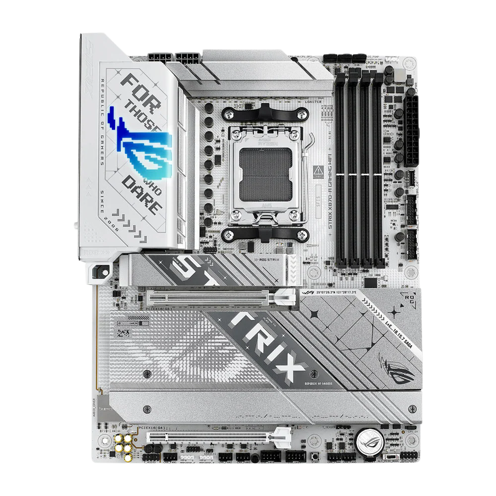 ASUS ROG STRIX X870-A GAMING WIFI DDR5 Motherboard - White - Image 5
