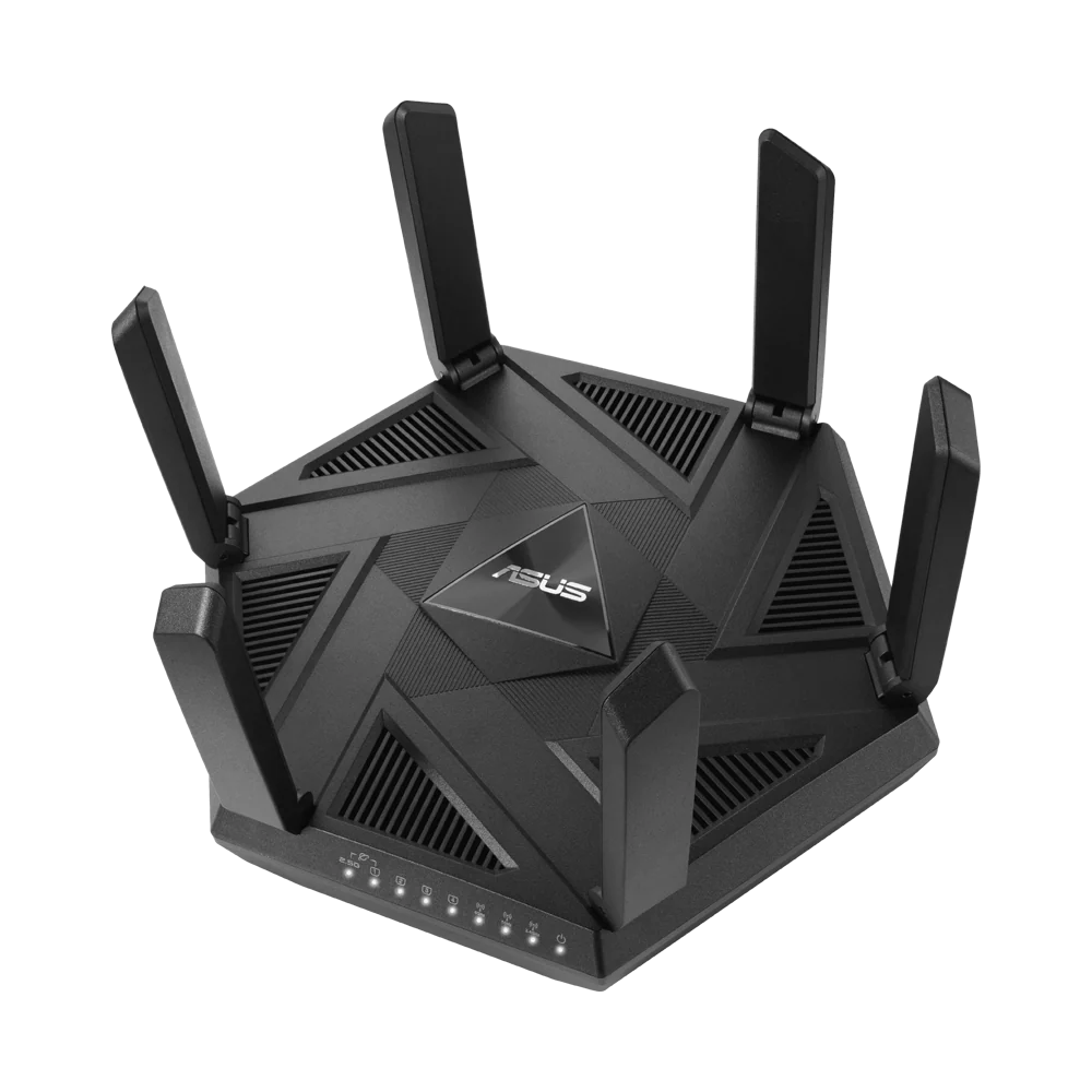 ASUS RT-AXE7800 Tri-Band WiFi 6E Router - Black - Image 2