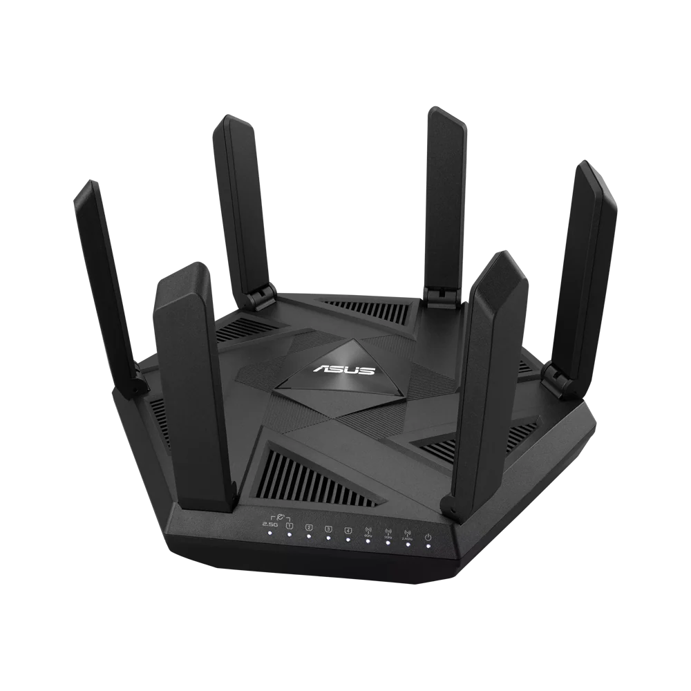 ASUS RT-AXE7800 Tri-Band WiFi 6E Router - Black - Image 3