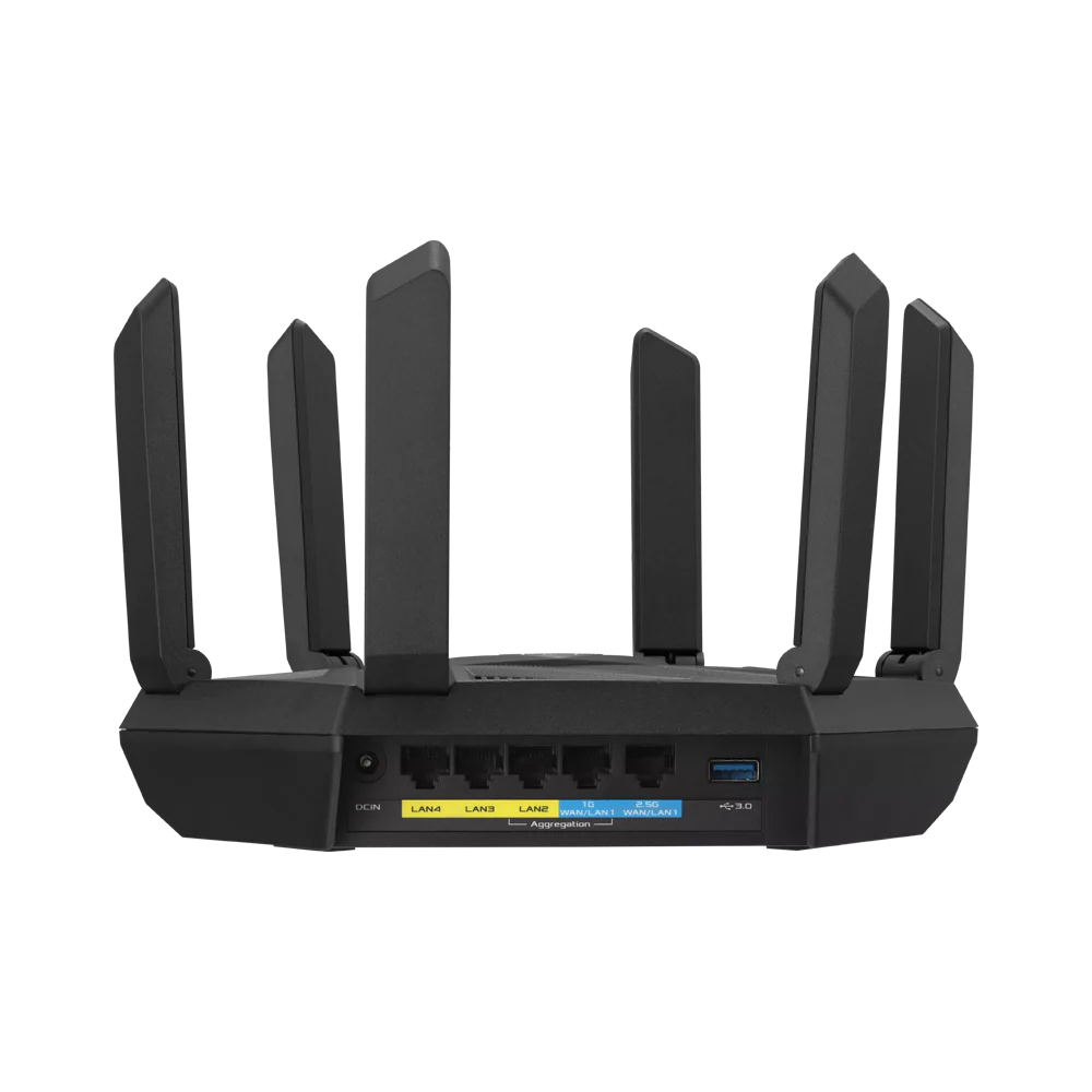ASUS RT-AXE7800 Tri-Band WiFi 6E Router - Black - Image 7