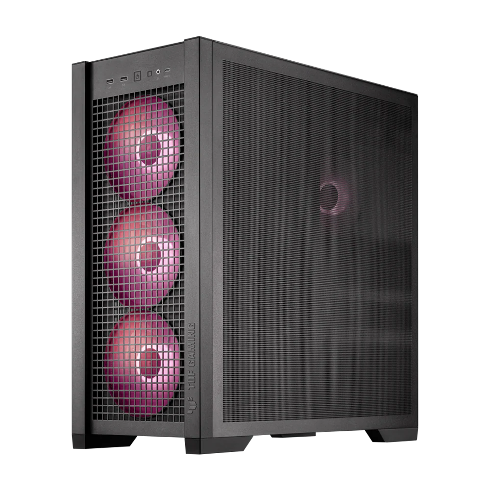 ASUS TUF Gaming GT302 ARGB ATX Mid Tower Case - Black - Image 4
