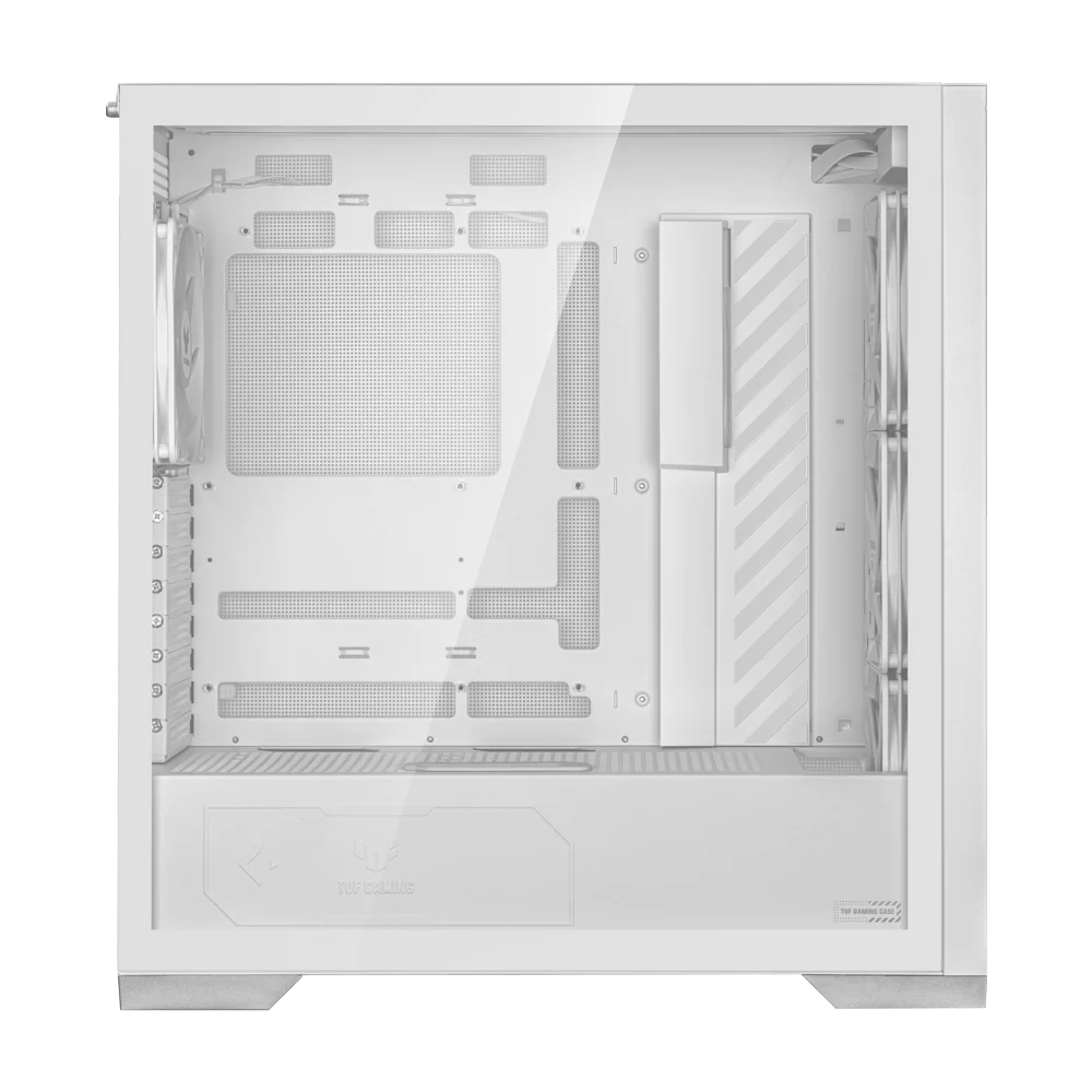 ASUS TUF Gaming GT302 ARGB ATX Mid Tower Case - White - Image 3
