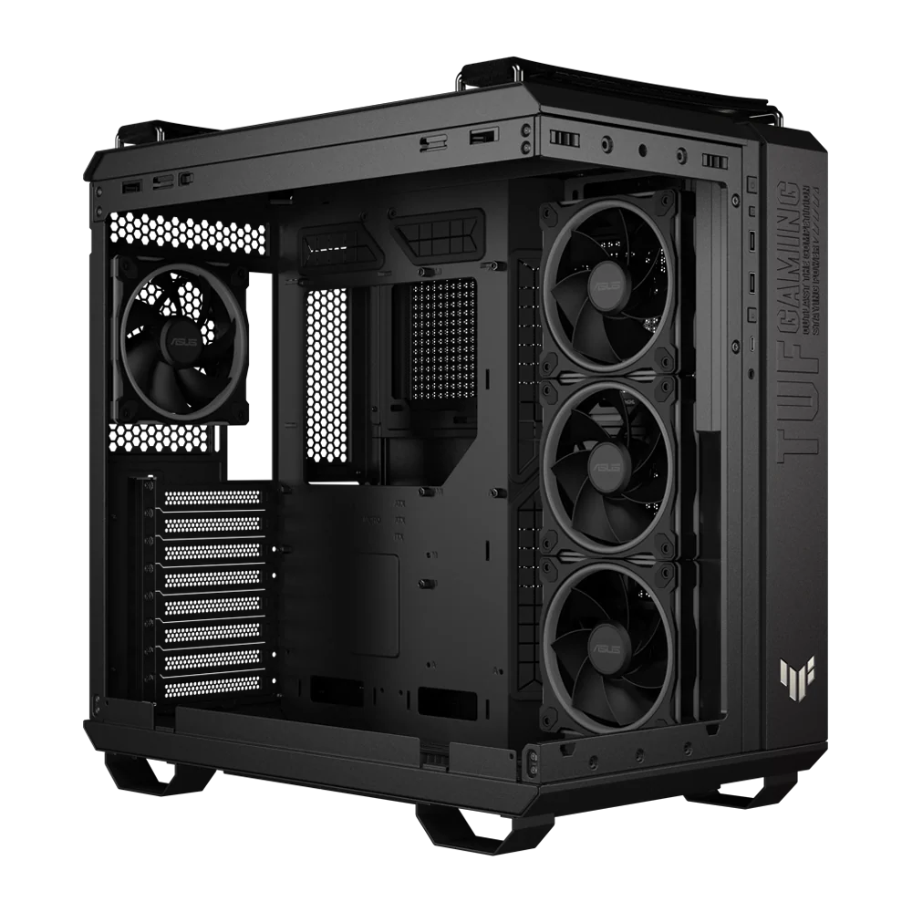 ASUS TUF Gaming GT502 HORIZON ARGB Panoramic ATX Mid Tower Case - Black - Image 6