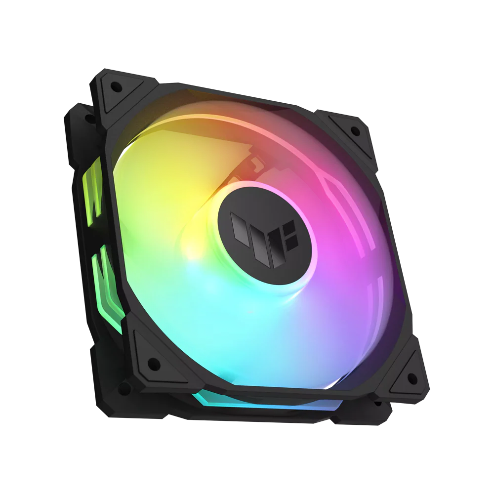 ASUS TUF Gaming TR120 ARGB Reverse Blade Triple Pack Fan - Black - Image 4
