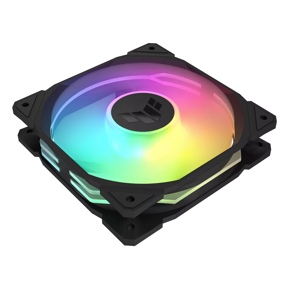 ASUS TUF Gaming TR120 ARGB Reverse Single Pack Fan - Black - Image 4