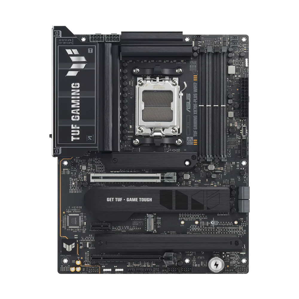 ASUS TUF GAMING X870E-PLUS WIFI7 DDR5 Motherboard - Black
