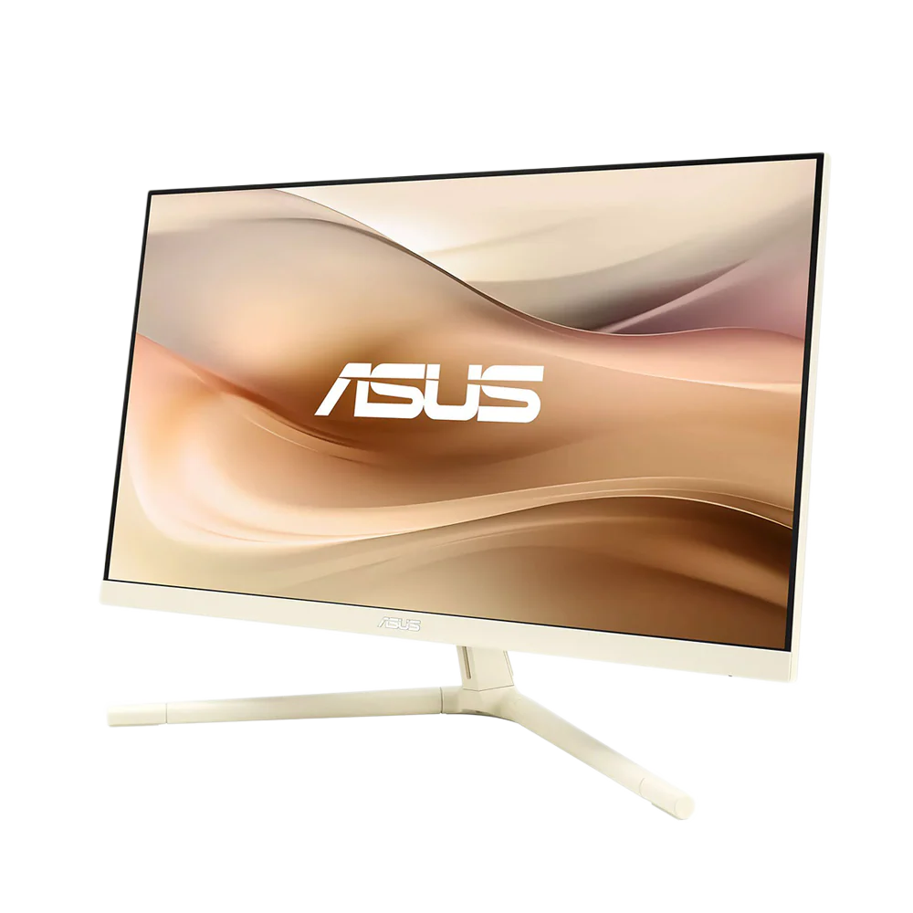 ASUS VU249CFE 24 Inch 100Hz FHD IPS Eye Care Gaming Monitor - Oat Milk color - Image 4