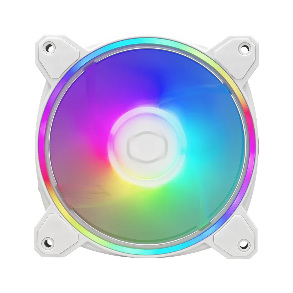 Cooler Master MasterFan MF120 HALO2 3 in 1 ARGB Case Fan - White - Image 3