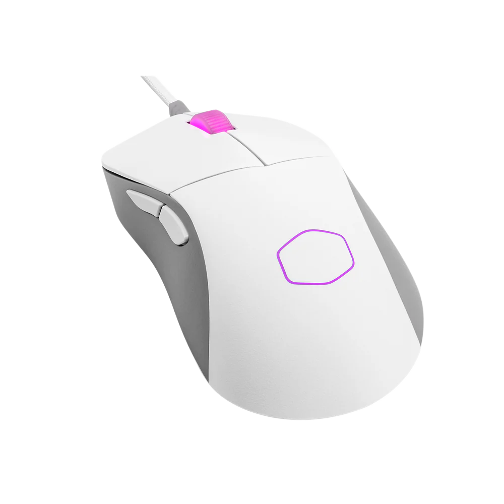 COOLER MASTER MM730 RGB Wired Gaming Mouse - White Matte - Image 3