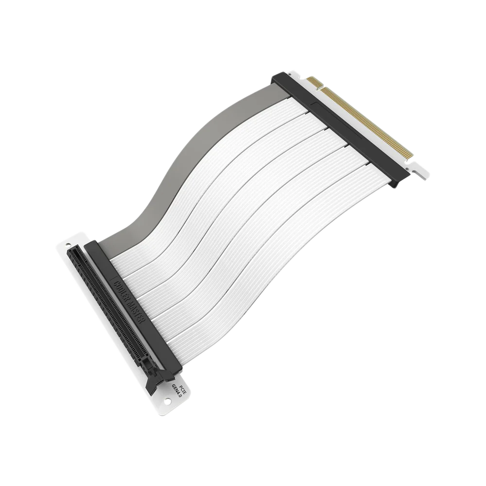 COOLER MASTER RISER CABLE PCIE 4.0 X16 - 300MM V2 Master Accessory - White - Image 4