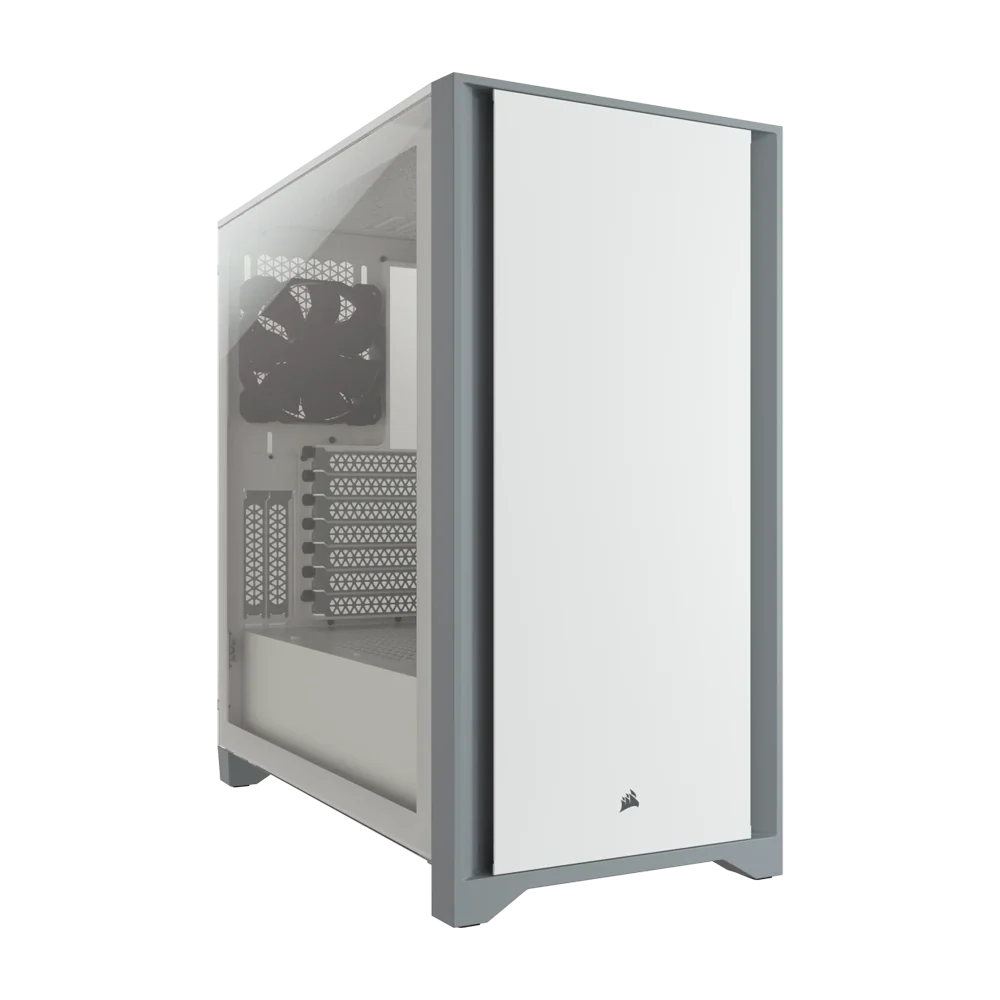 CORSAIR 4000D Mid Tower Case - White - Image 2