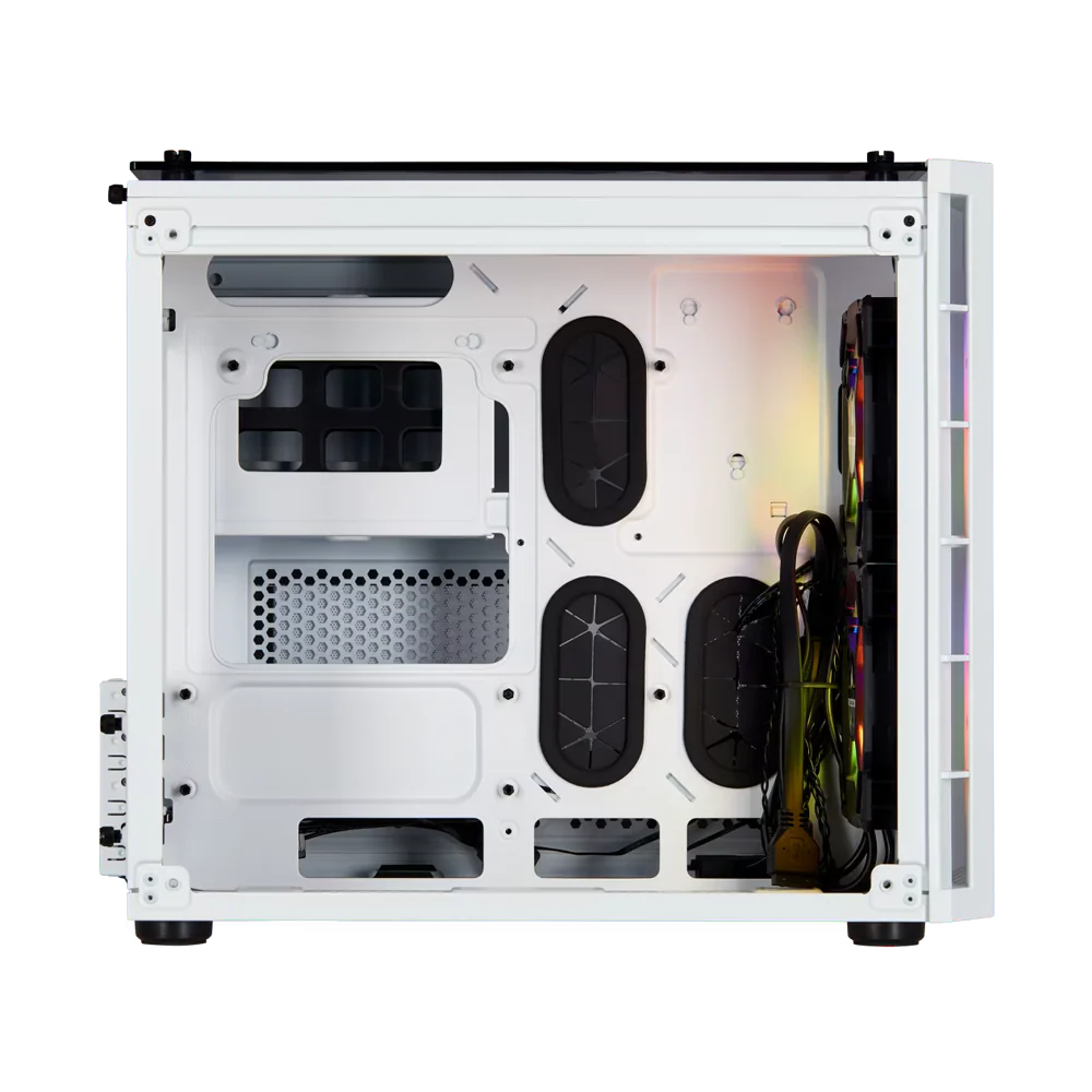 CORSAIR Crystal Series 280X RGB Micro Tower Case - White - Image 4