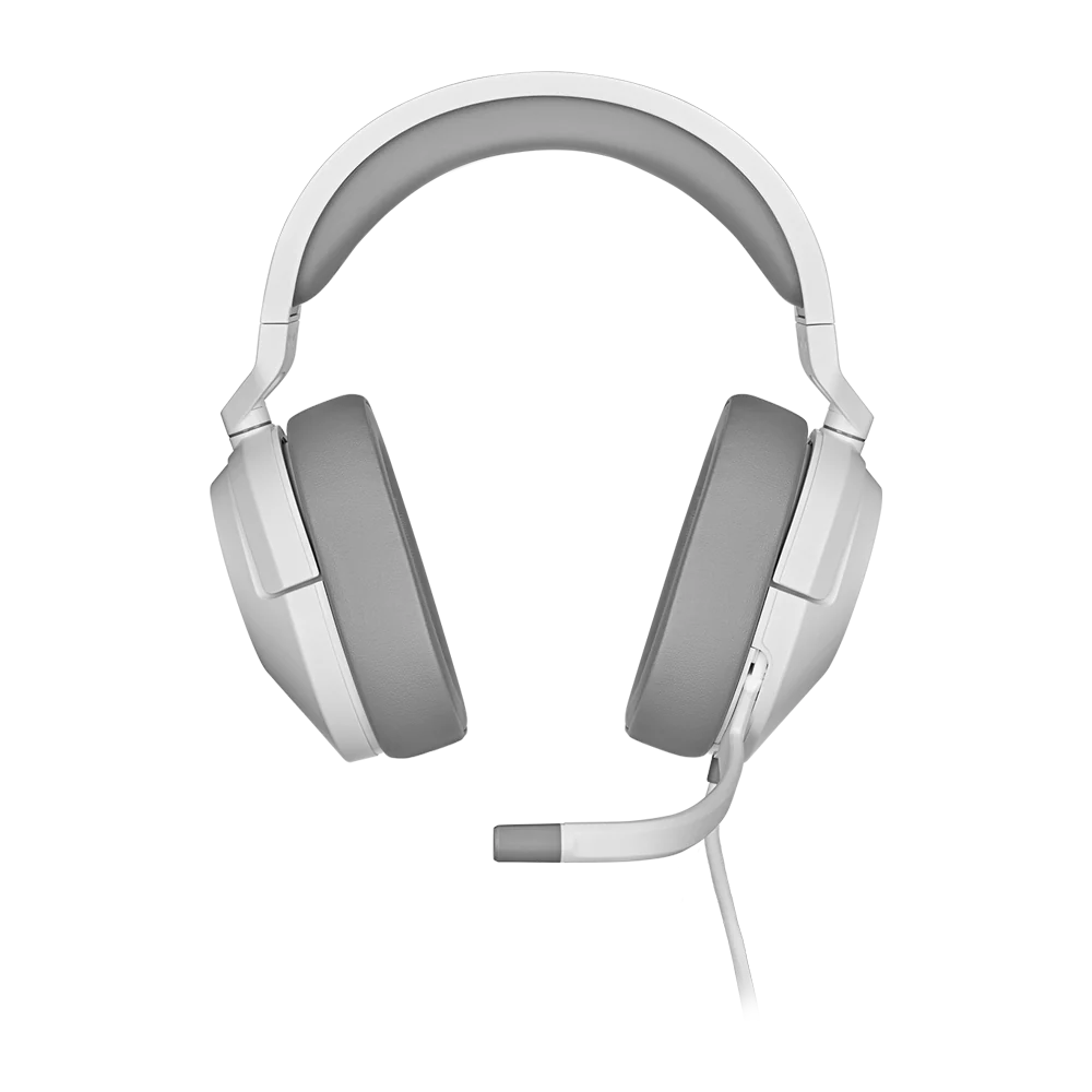 Corsair HS55 SURROUND Wired Gaming Headset - White (EU) - Image 4