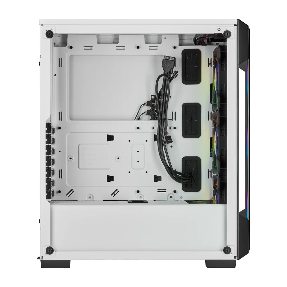 CORSAIR iCUE 220T RGB Mid Tower Case - White - Image 4