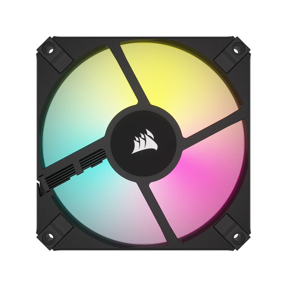 CORSAIR iCUE AF120 RGB SLIM 120mm PWM Fluid Dynamic Bearing Single Fan - Black - Image 5