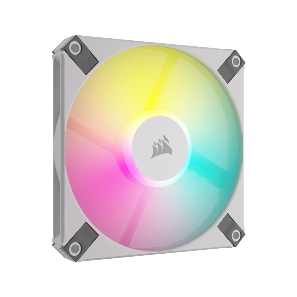 CORSAIR iCUE AF120 RGB SLIM 120mm PWM Single Pack - White - Image 3