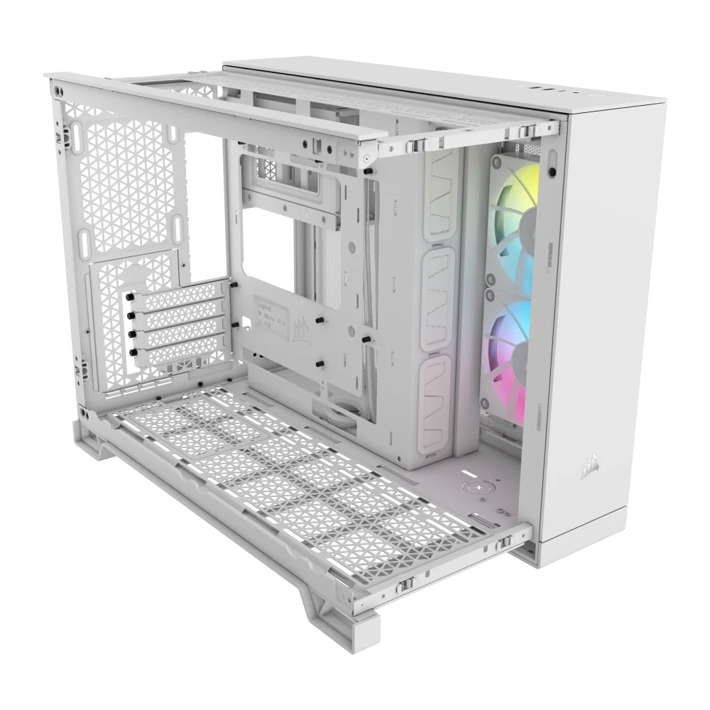 CORSAIR ICUE LINK 2500X RGB Mid Tower Case - White - Image 3