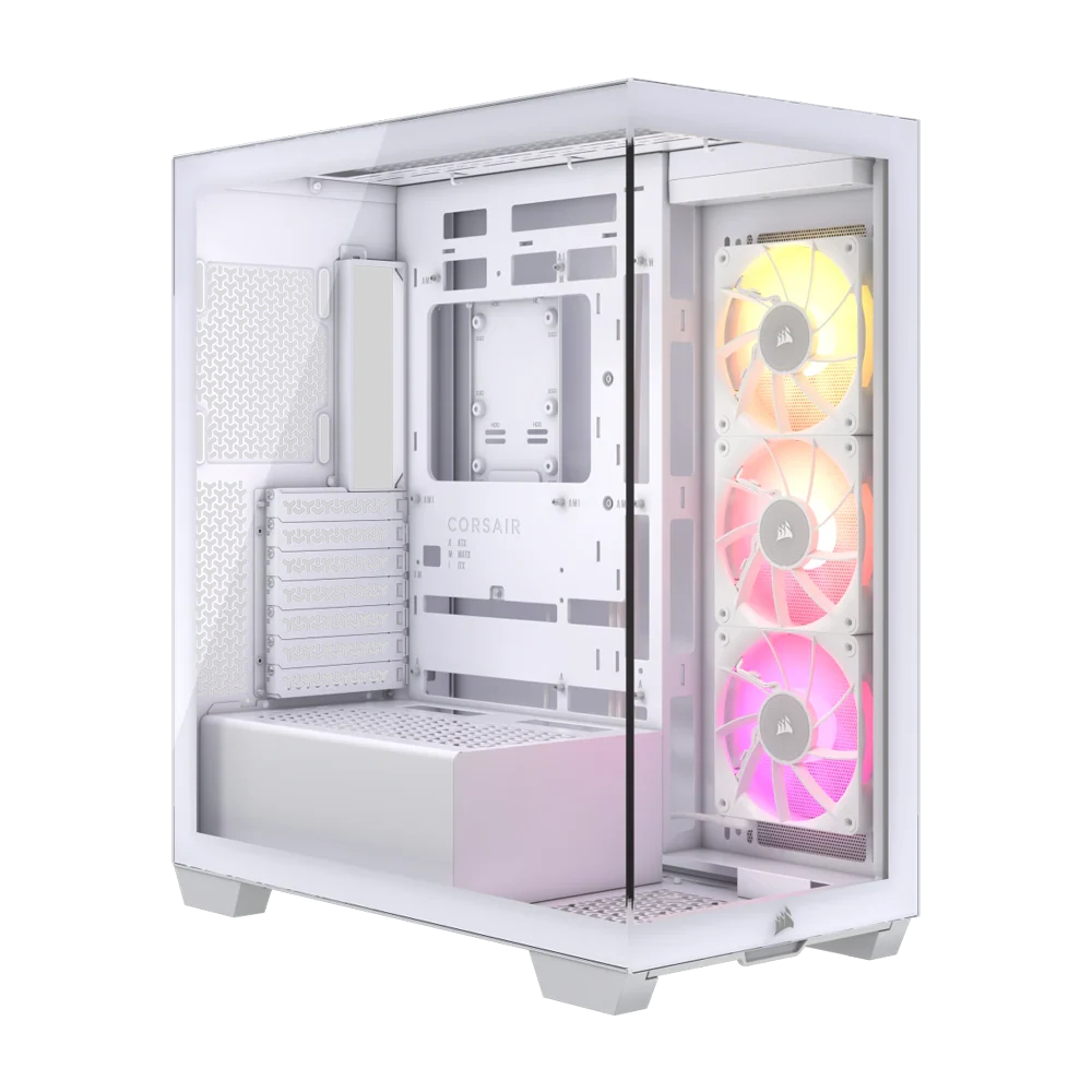 CORSAIR iCUE LINK 3500X RGB Mid Tower Case - White - Image 2
