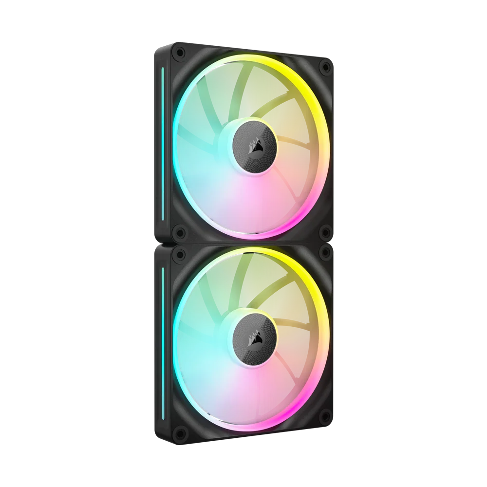 CORSAIR iCUE LINK LX140 RGB 140mm PWM Fans Starter Kit - Black - Image 2
